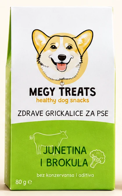 Megy Treats pakiranje: Junetina i brokula